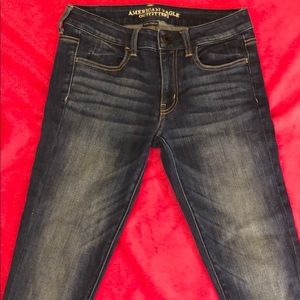 6 extra-long American eagle jean jeggings